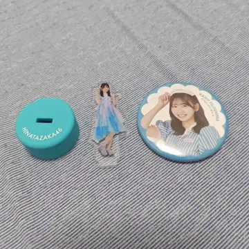 히나타자카46 후지시마 카호 랜덤 캔뱃지 랜덤 아크릴 스탠드 세트