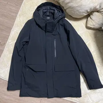 UNIQLO 하이브리드 다운 파카 블랙