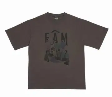 timelesz FAM 투어 굿즈 T셔츠 차콜 그레이
