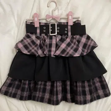 Majoretty 마키짱 아베일 콜라보 티어드 미니 스커트 M