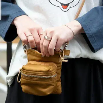 글로스터 밀리터리 멀티 숄더백 미니백*베이지*
