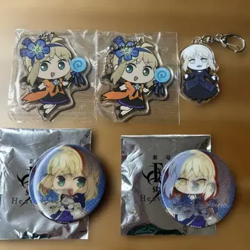 Fate/stay night HF 세이버 캔뱃지 키링