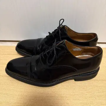 REGAL 716R 스트레이트 팁 블랙 가죽 25.5cm 비즈니스 슈즈