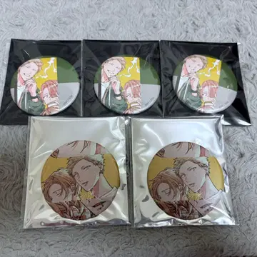 기븐 기븐전 카지 아키히코 나카야마 슌쥬 캔뱃지 5개 세트