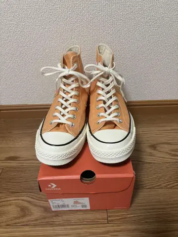 컨버스 척테일러 ct70 오렌지 us9 27.5