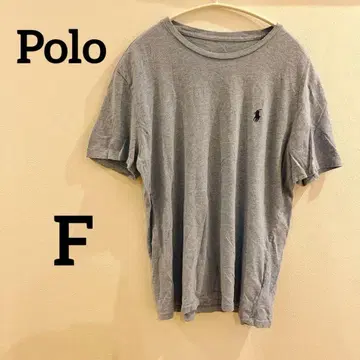 폴로 [F] 블루 그레이 반팔 티셔츠 폴로 랄프 로렌