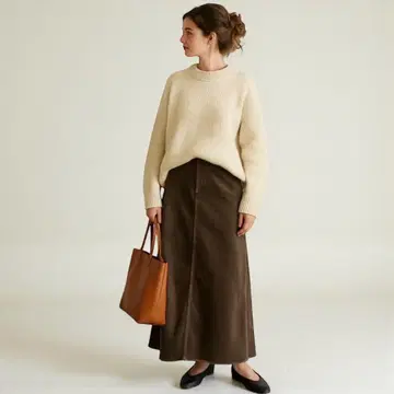 [ 컨디션 최상 ] MOTHER 맥시 길이 코듀로이 스커트 27 컷오프