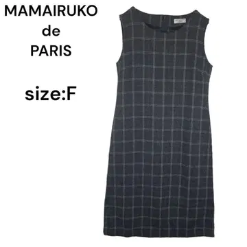 MAMAIRUKO de PARIS 원피스 무릎 기장 슬리브리스 FREE
