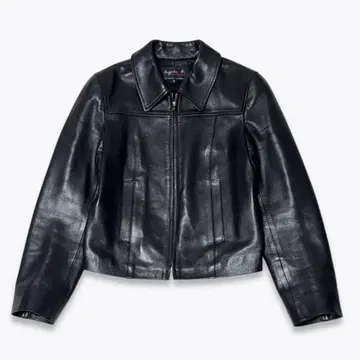 [ 컨디션 최상 ] 에네스베 램 가죽 라이더 자켓 프랑스제