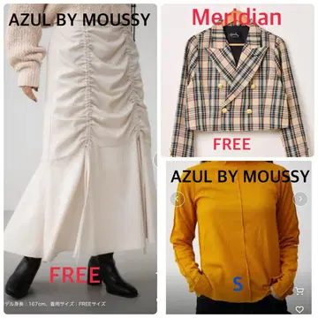 AZUL BY MOUSSY, Meridian 가을 옷 3종 세트