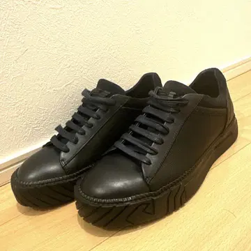 정품 천연 가죽 엠포리오 아르마니 남성용 스니커즈 미사용 새상품 최상급