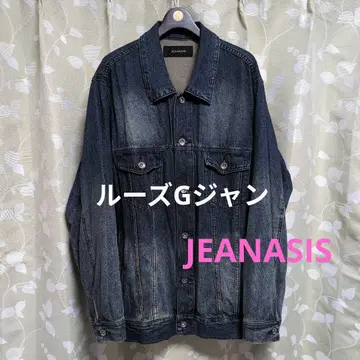 지나시스 루즈 G 데님 자켓 네이비 계열 JEANASIS