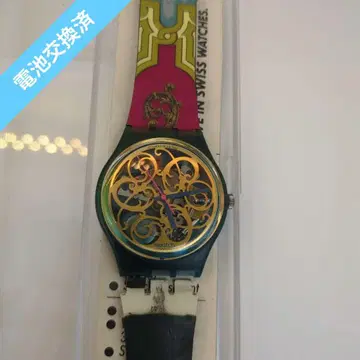 스와치 90년 STUCCHI 현재 가동 중 밴딩 컨디션