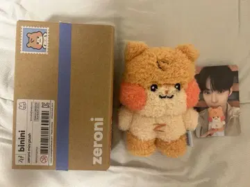 binini zeroni 미니 봉제 인형 포토 카드 포함