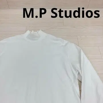 M.P Studios M.P 스튜디오 긴팔 모크넥 티셔츠