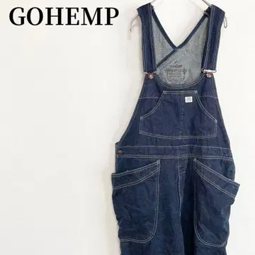 GOHEMP 오버롤 네이비 빈티지 코디 캐주얼