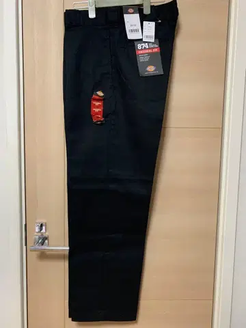새상품 Dickies 874 34 x 30 디키즈 블랙 치노 팬츠