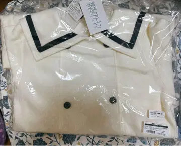 공식 프리렌 세일러 카라 더블 브레스트 코트