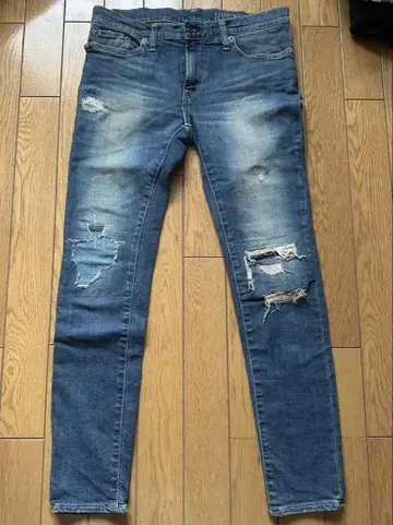 HYSTERIC GLAMOUR 스키니 데님 블루 S