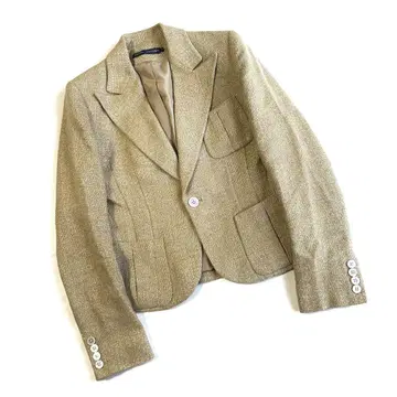 [새상품급] 랄프 로렌 테일러드 자켓 린넨 x 실크 x 울 일본제 2