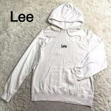 Lee 화이트칼라 로고 자수 풀오버 후드티