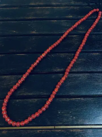 앤티크 비즈 화이트하트