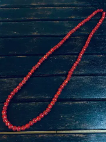 앤티크 비즈 화이트하트