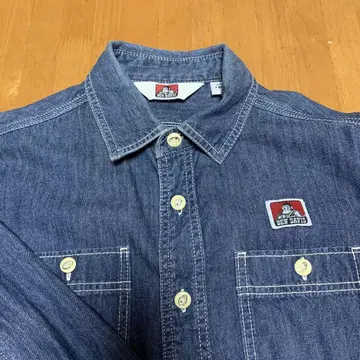 BEN DAVIS 데님 셔츠 긴팔