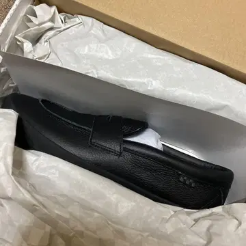 새상품 미사용 완판 VANS 반스 스케이트 로퍼 가죽 블랙