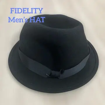 블랙 울 펠트 햇