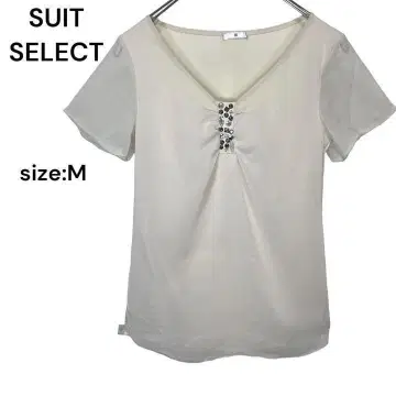 SUIT SELECT 정장 셀렉트 셔츠 상의 반팔 블라우스 M