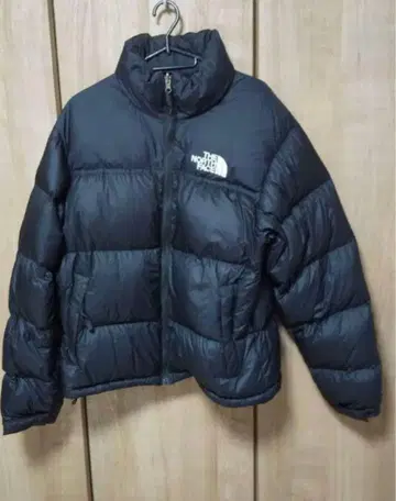 The North Face 블랙 다운 자켓 눕시