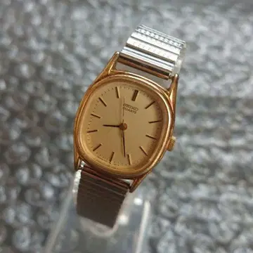 SEIKO 1421 쿼츠 손목시계 골드 실버