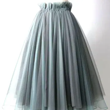 라벨에튀드 Odette 볼륨 튤 쉬폰 스커트 노기자카 의상