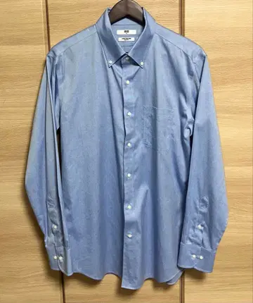 [ 미사용 ] UNIQLO 슈퍼 논아이론 슬림 셔츠 버튼 다운 XL