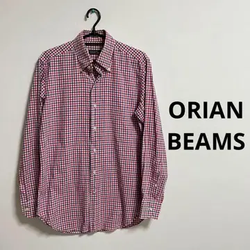 [ 4620 ] ORIAN BEAMS 깅엄 체크 패턴 셔츠