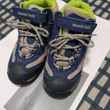 23cm mont-bell 등산화 네이비/라임