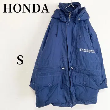 HONDA 후드 부착 다운 자켓 S 사이즈 네이비