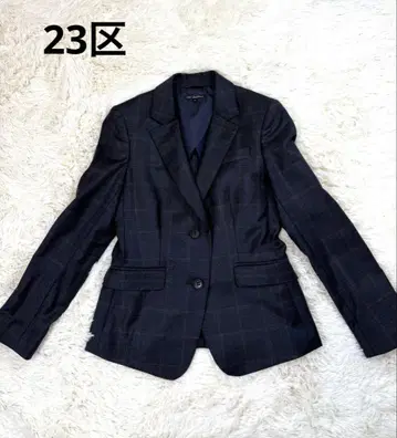 23구 울 체크 테일러드 자켓 32