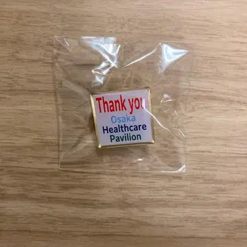 간사이 만박 Healthcare Pavilion 핀 배지