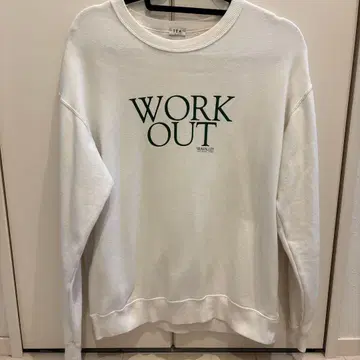 SEA WORK OUT 맨투맨 화이트 트레이닝복