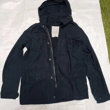 Gap 네이비 후드 부착 밀리터리 자켓 XS/TP