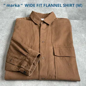 마르카 와이드 핏 코튼 플란넬 셔츠 디자이너스 2