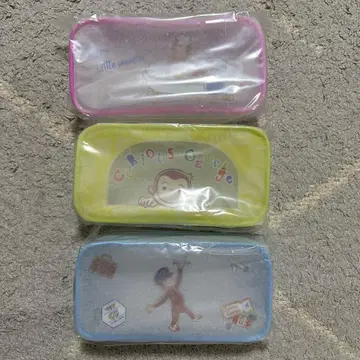 호기심 많은 조지 세가 럭키 쿠지 E상 파우치 3종