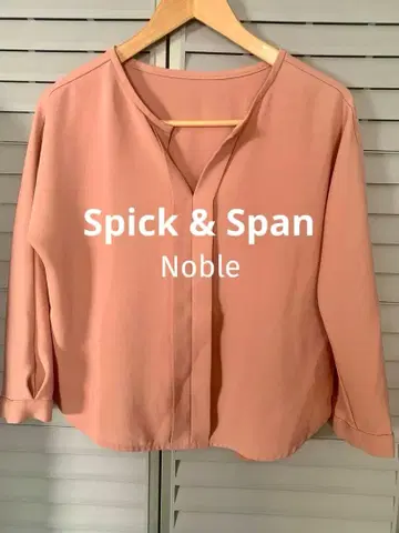 Spick & Span Noble 스키퍼 블라우스 핑크