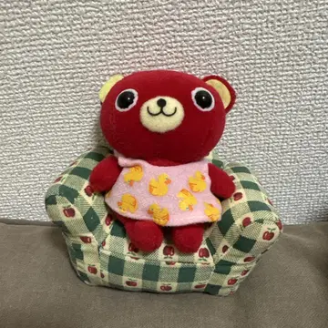 쇼와 레트로 시나다 푸카푸카 미니 드롭 마스코트 봉제 인형 곰