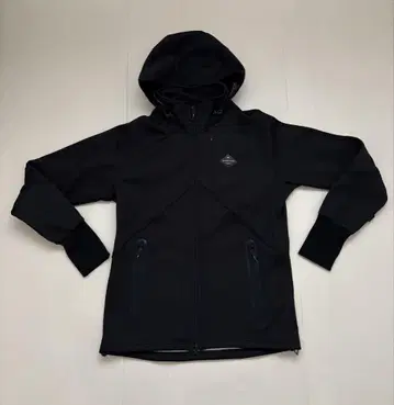 QUIKSILVER 블랙 후드 부착 후드티 M