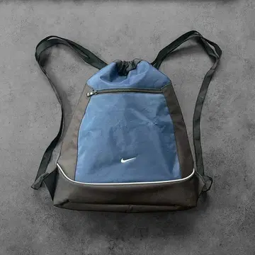 archive NIKE Bbackpack white tag Navy