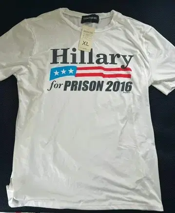 [ 무료배송 ] Hillary for PRISON 2016 티셔츠 XL