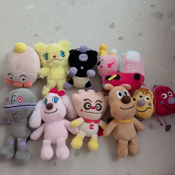 호빵맨 프리치이 비 봉제 인형 세트